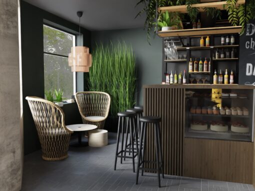 Projekt wnętrza „Bistro u Mocnych” – Klucze