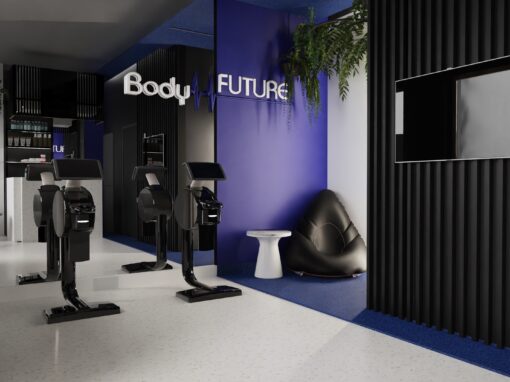 Projekt wnętrza BODY FUTURE – Olkusz