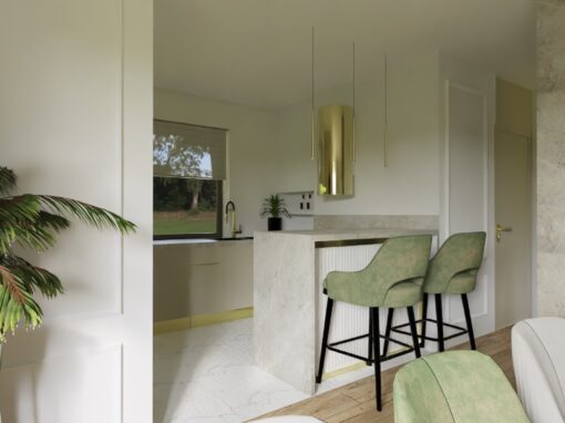 Projekt wnętrza domu jednorodzinnego 120 m2 – Szczekociny