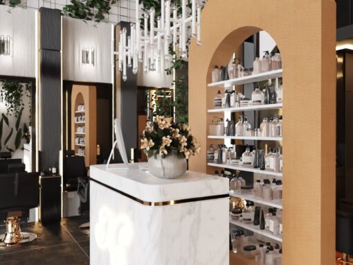 Projekt wnętrza Pracownia Fryzur Nadia Surowiec – Zawiercie