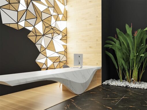 Wnętrze recepcji Hotelu – Warszawa