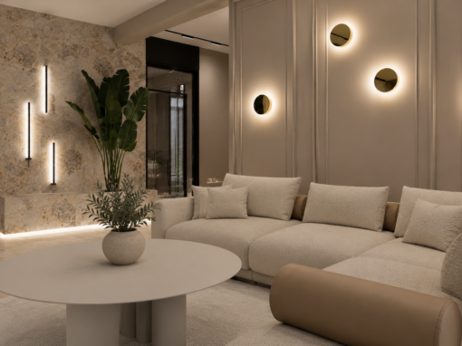 Projekt wnętrza domu 340m2 w Ciechanowie